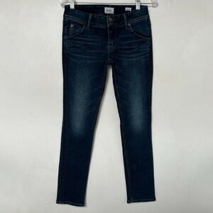 Hudson Collin Skinny Jeans Low Rise Dark Wash Stretch Denim Womens Size 25